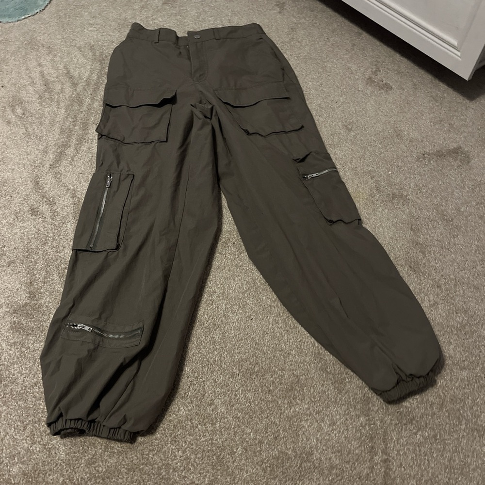 dark green cargo pants